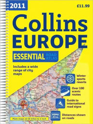 Title: 2011 Collins Essential Road Atlas Europe: New A4 Edition, Author: Collins UK