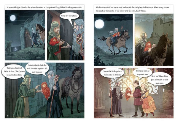 The Sword in the Stone: Band 11 Lime/Band 16 Sapphire