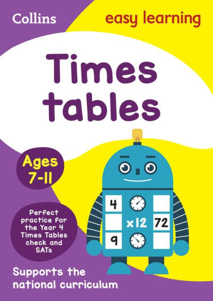 Collins Easy Learning Age 7-11 - Times Tables Ages 7-11: New Edition