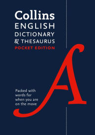 Title: Collins English Dictionary and Thesaurus: Pocket edition, Author: Collins Dictionaries