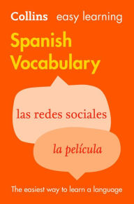 Title: Easy Learning Spanish Vocabulary: Trusted support for learning (Collins Easy Learning), Author: Collins Dictionaries