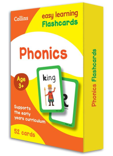 Phonics Flashcards: 52 Cards