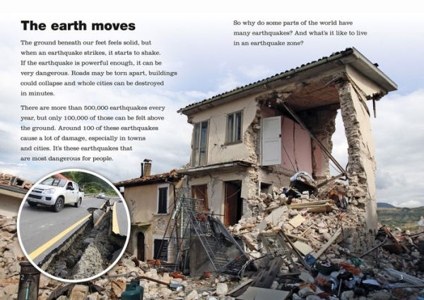Collins Big Cat - Living in an Earthquake Zone: Band 13/Topaz