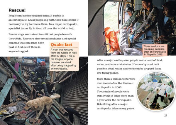 Collins Big Cat - Living in an Earthquake Zone: Band 13/Topaz