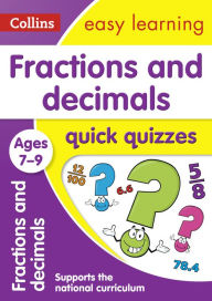 Title: Fractions & Decimals Quick Quizzes: Ages 7-9, Author: Collins UK