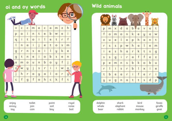 Spelling Word Searches: Ages 5-7