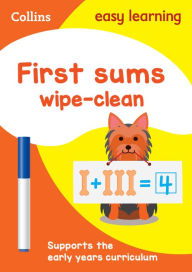 Title: First Sums: Wipe-Clean Activity Book, Author: Collins UK