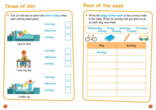 Telling the Time Wipe Clean Activity Book
