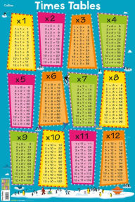 Title: Collins Children's Poster - Times Tables, Author: Collins UK