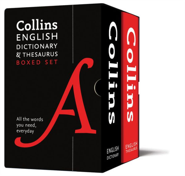 Collins English Dictionary and Thesaurus Boxed Set