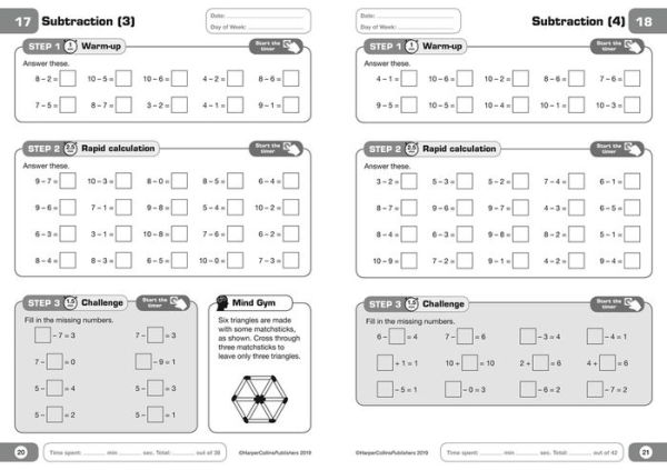 Letts 5-Minute Maths Mastery Age 5-6