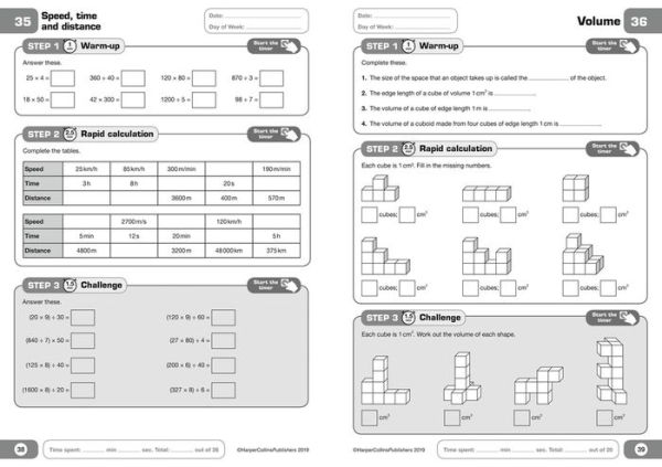 Letts 5-Minute Maths Mastery Age 9-10