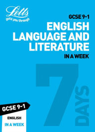 Title: Letts GCSE 9-1 Revision Success - GCSE 9-1 English In a Week, Author: Collins UK
