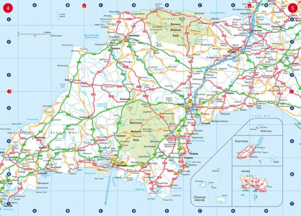 2020 Collins Handy Road Atlas Britain and Ireland by Collins Maps ...