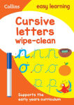 Alternative view 1 of Collins Easy Learning Preschool - Cursive Letters Age 3-5 Wipe Clean Activity Book