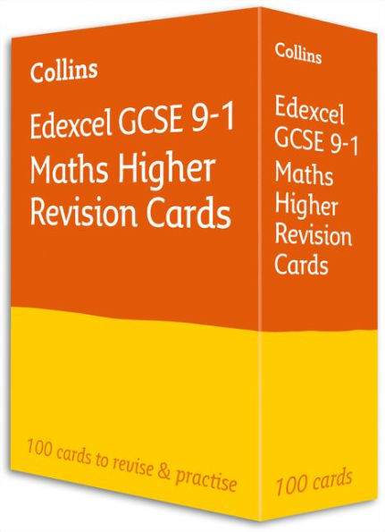 Collins GCSE 9-1 Revision - New Edexcel GCSE 9-1 Maths Higher Revision Flashcards