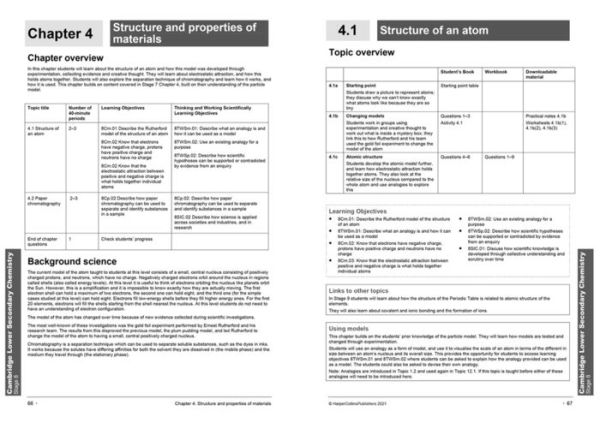 Collins Cambridge Lower Secondary Science - Lower Secondary Science Teacher's Guide: Stage 8