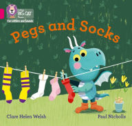 Title: Pegs and Socks: Band 1B/Pink B, Author: Collins Big Cat