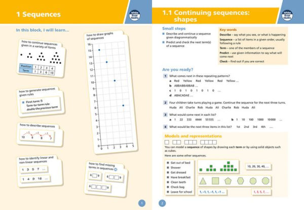 White Rose Maths: Secondary Maths Book 1