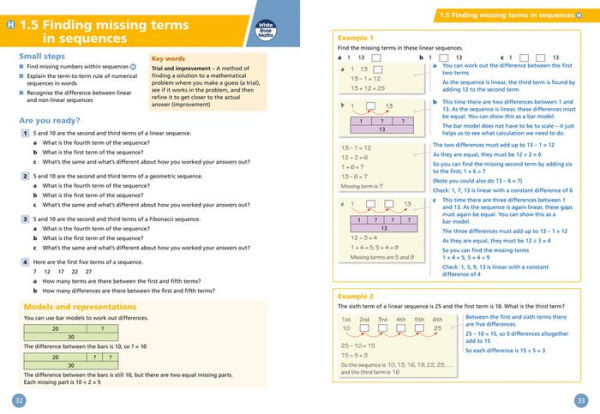 White Rose Maths: Secondary Maths Book 1