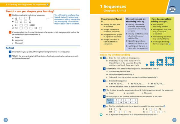 White Rose Maths: Secondary Maths Book 1