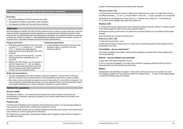 White Rose Maths: Secondary Maths Behind the Questions 1