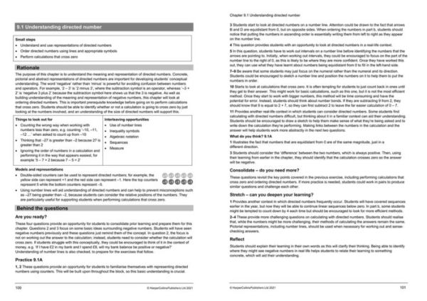 White Rose Maths: Secondary Maths Behind the Questions 1