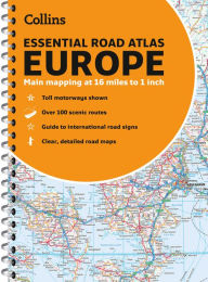Download books for ebooks free Collins Essential Road Atlas Europe by Collins Maps