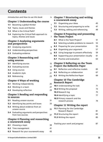 Collins Cambridge International AS & A Level - Cambridge International AS & A Level Global Perspectives and Research Workbook: Global Perspectives Workbook