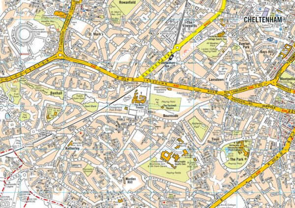 Cheltenham Pocket Street Map