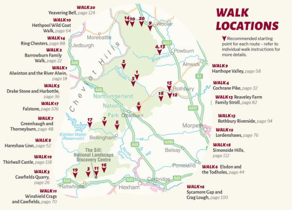 Northumberland Park Rangers Favourite Walks: 20 of the best routes chosen and written by National park rangers