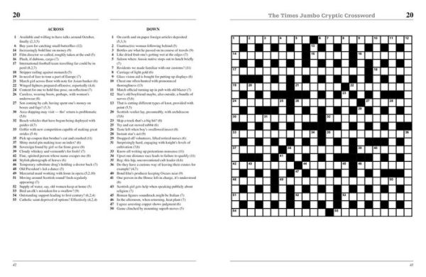 The Times Jumbo Cryptic Crossword Book 20: The World's Most Challenging Cryptic Crossword