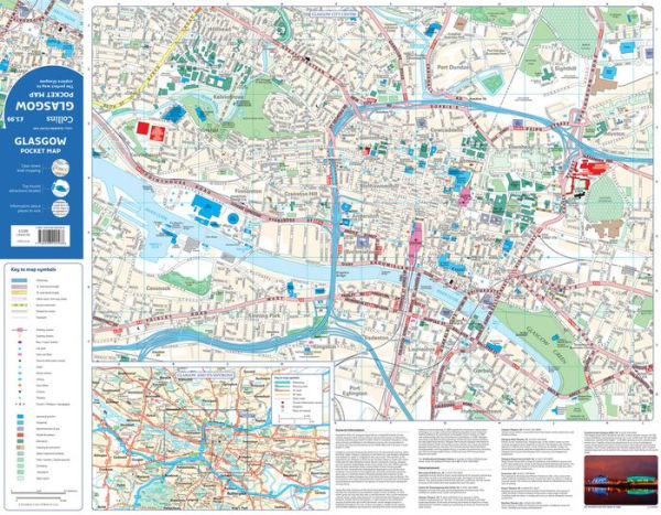 Glasgow Pocket Map: The perfect way to explore Glasgow