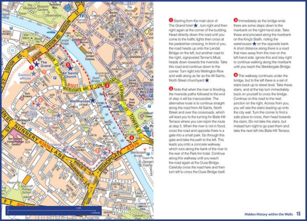 A A-Z YORK HIDDEN WALKS: Discover 20 routes in and around the city