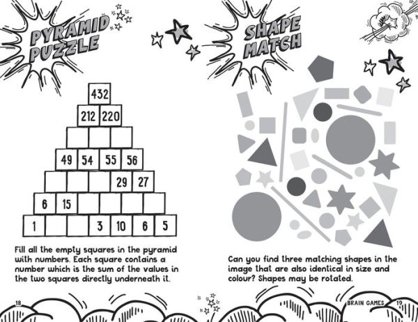 Solve it! - BRAIN GAMES FOR BIG THINKERS: More than 120 fun puzzles for kids aged 8 and above