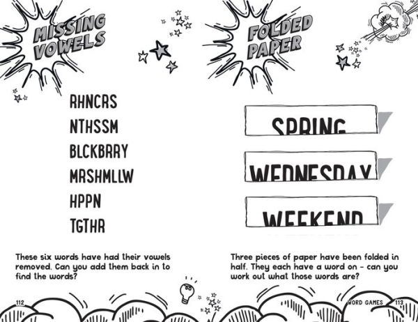 Solve it! - WORD GAMES FOR BIG THINKERS: More than 120 fun puzzles for kids aged 8 and above