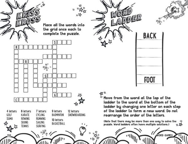 Solve it! - WORD GAMES FOR BIG THINKERS: More than 120 fun puzzles for kids aged 8 and above