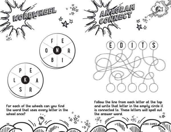 Solve it! - WORD GAMES FOR BIG THINKERS: More than 120 fun puzzles for kids aged 8 and above