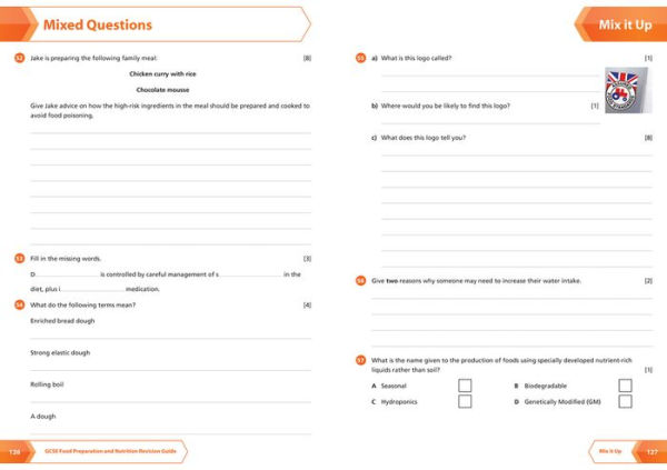 AQA GCSE 9-1 Food Preparation & Nutrition Complete Revision & Practice: Ideal for home learning, 2023 and 2024 exams