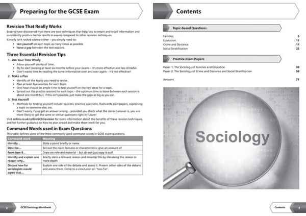 AQA GCSE 9-1 Sociology Workbook: Ideal For Home Learning, 2023 And 2024 ...