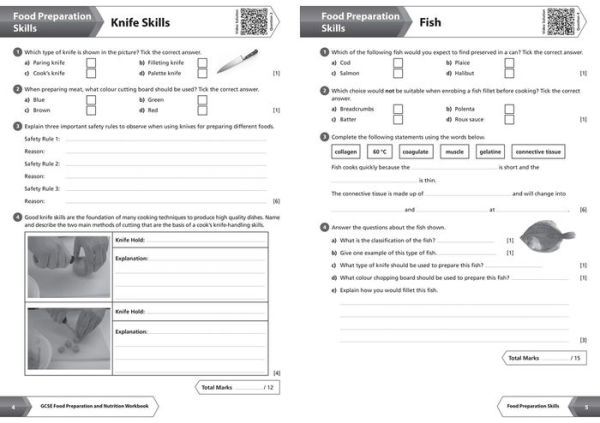 AQA GCSE 9-1 Food Preparation & Nutrition Workbook: Ideal for home learning, 2023 and 2024 exams