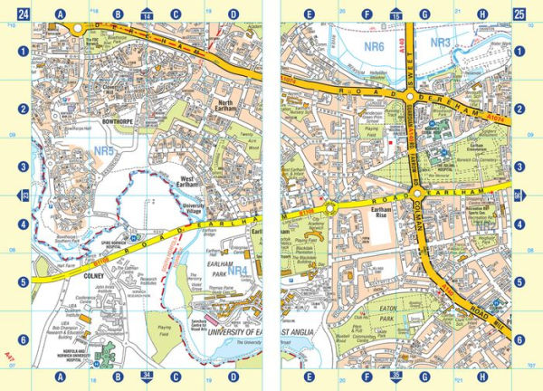 Norwich A-Z Street Atlas