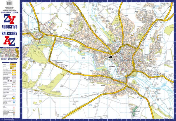 Salisbury A-Z Pocket Street Map