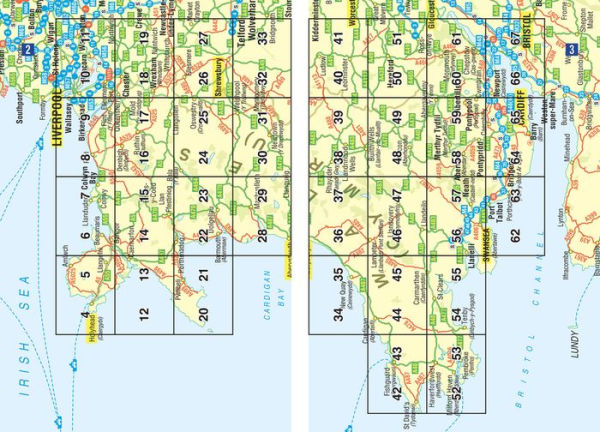 Wales A-Z Road Atlas