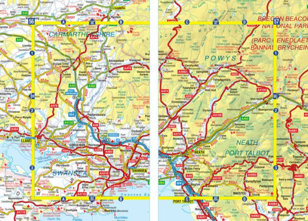 Wales A-Z Road Atlas