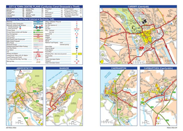 Wales A-Z Road Atlas