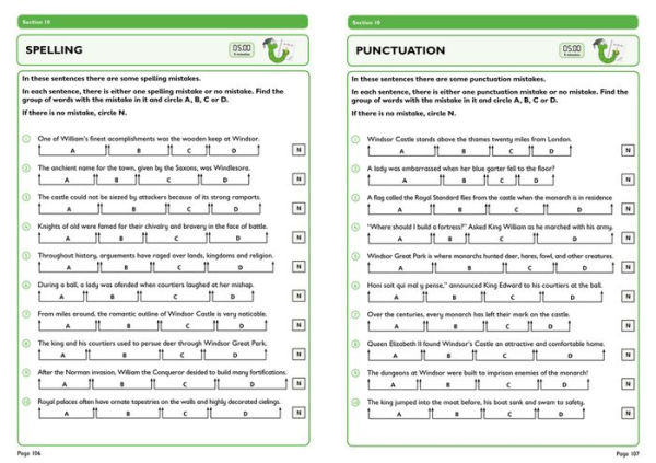 11+ Comprehension and Spelling, Punctuation & Grammar Support and Practice Workbook: For the GL Assessment 2023 tests