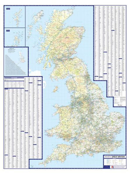 Great Britain A-Z-Road Map