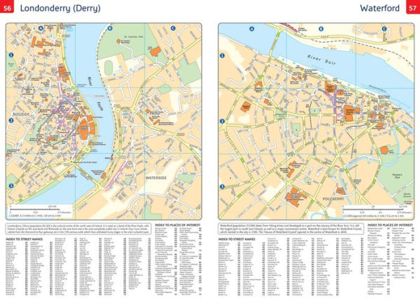 Road Atlas Ireland: Touring edition A4 Paperback