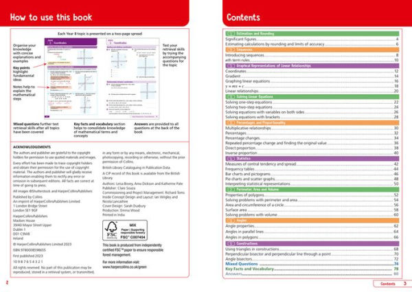 KS3 Maths Year 8: Organise and retrieve your knowledge: Ideal for Year 8